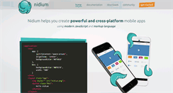 Desktop Screenshot of nidium.com