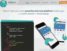 Tablet Screenshot of nidium.com